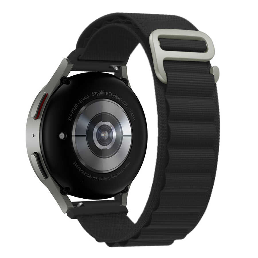 Xiaomi Redmi Watch 5 Active Zore KRD-74 22mm Hasır Kordon Siyah