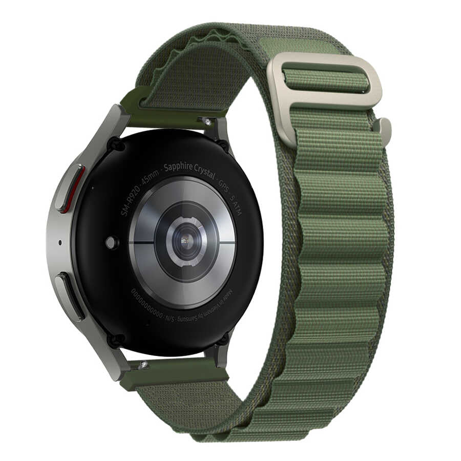 Xiaomi Redmi Watch 5 Active Zore KRD-74 22mm Hasır Kordon Yeşil