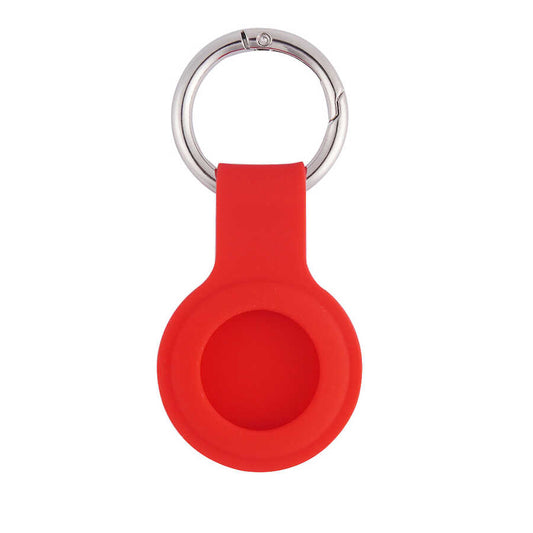 Zore Airtag 01 Silikon Anahtarlık Kırmızı
