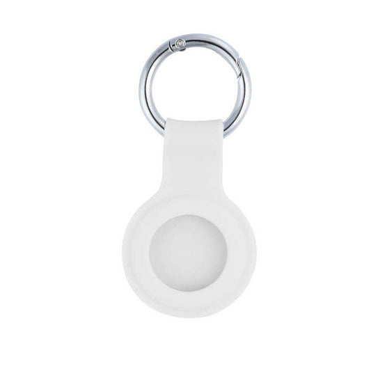 Zore Airtag 01 Silikon Anahtarlık Soft White