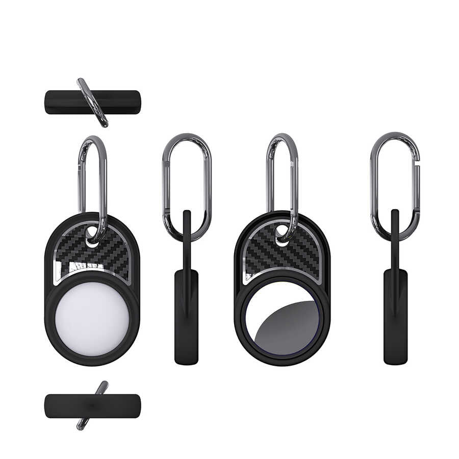 Zore Airtag 05 Silikon Anahtarlık Kırmızı