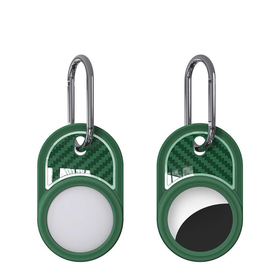 Zore Airtag 05 Silikon Anahtarlık Yeşil