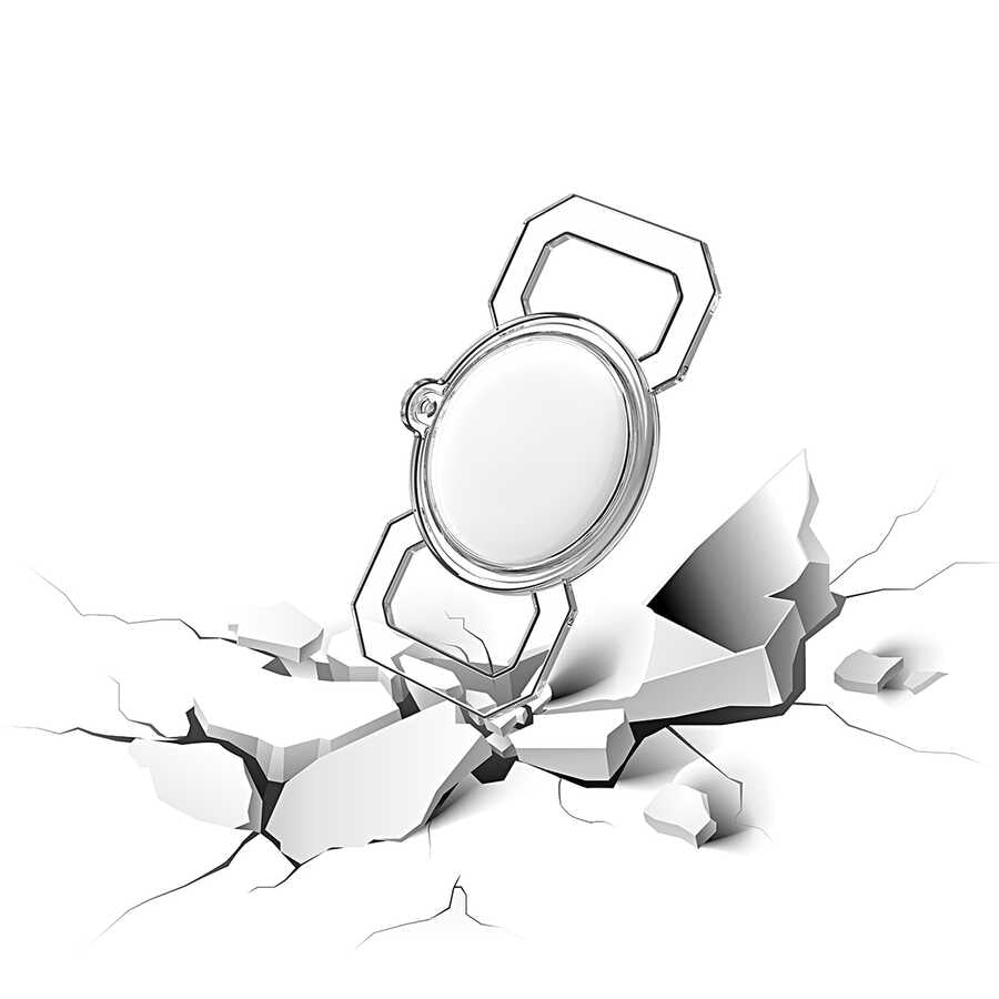 Zore Airtag 06 Silikon Anahtarlık Renksiz