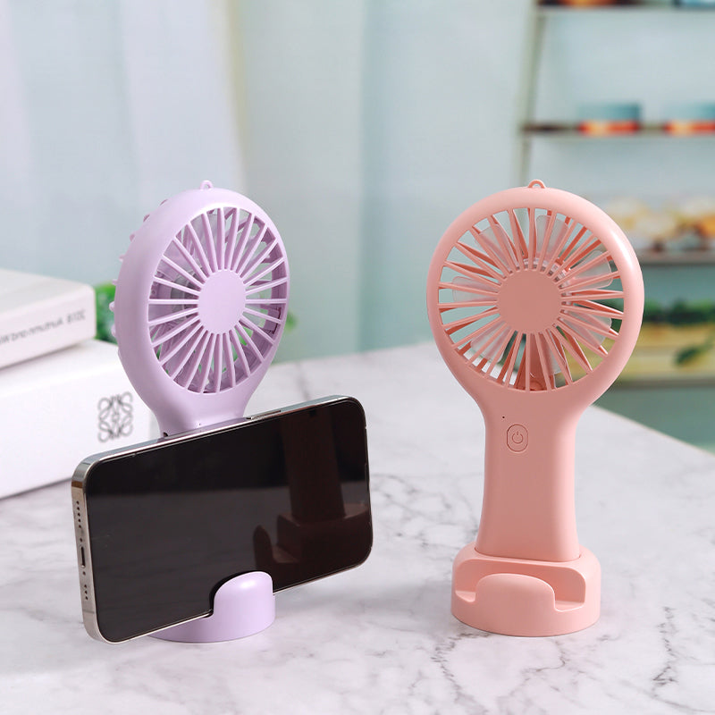 Zore DD5002 Telefon Standlı 3 Kademeli El Fanı Beyaz