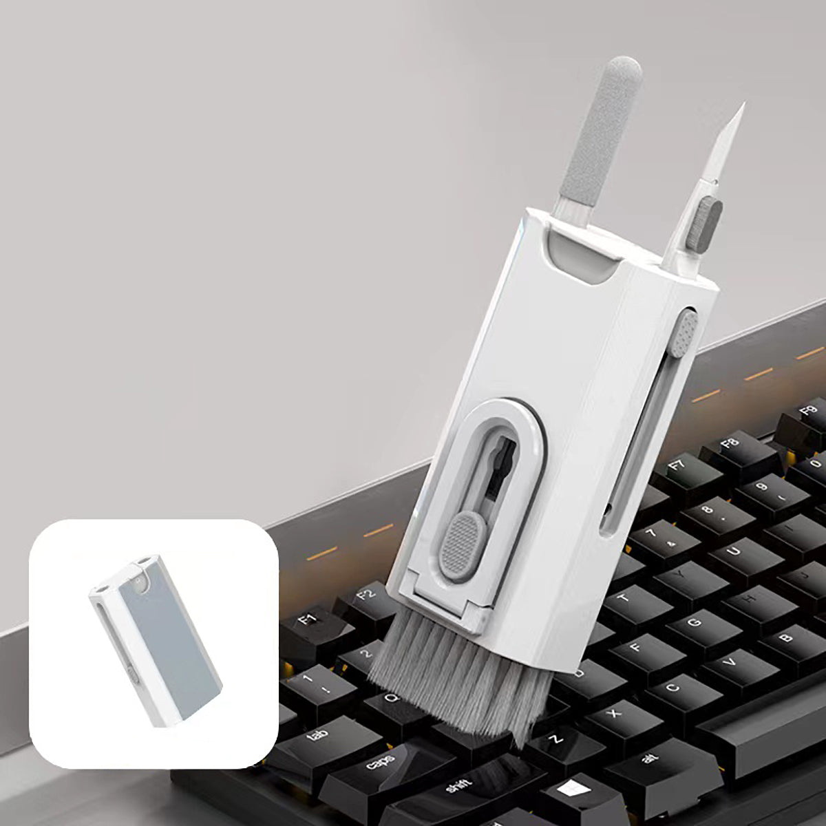 Zore Q8 Çok Fonksiyonlu Airpods Temizleme Kiti Beyaz